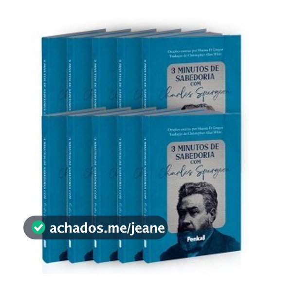 Kit 10 Devocional |  3 minutos com Charles Spurgeon | Príncipe dos Pregadores