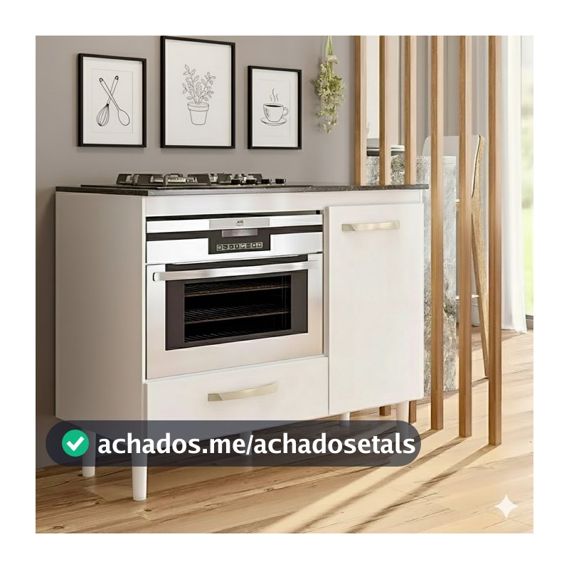 Balcão para Cooktop 4 Bocas e Forno T&T - Cores