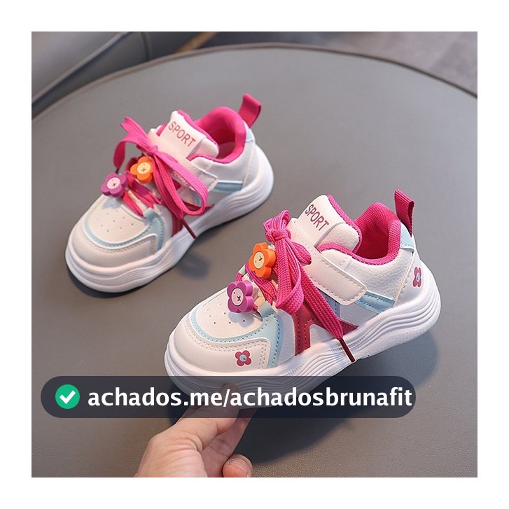 Tênis infantil Sapatos infantis casuais para meninos Moda tênis de corrida para meninas Leve e macio