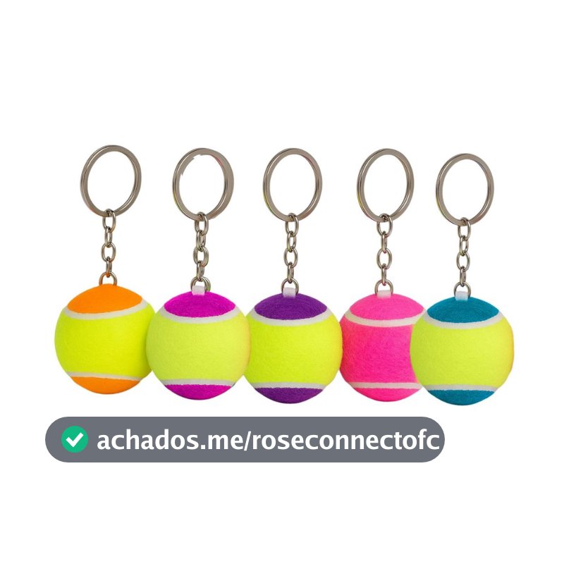 Chaveiro Mini Bola Tênis, Beach Tenis Varias cores Gift