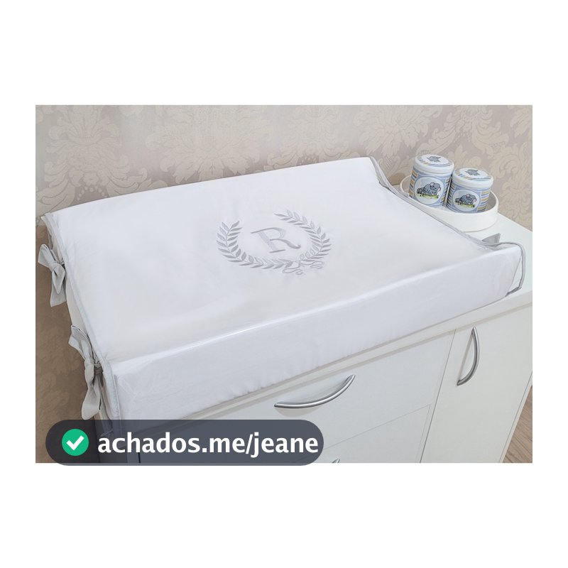 Trocador de Fraldas Americano Personalizado Branco Anatômico Bebe Enxovais
