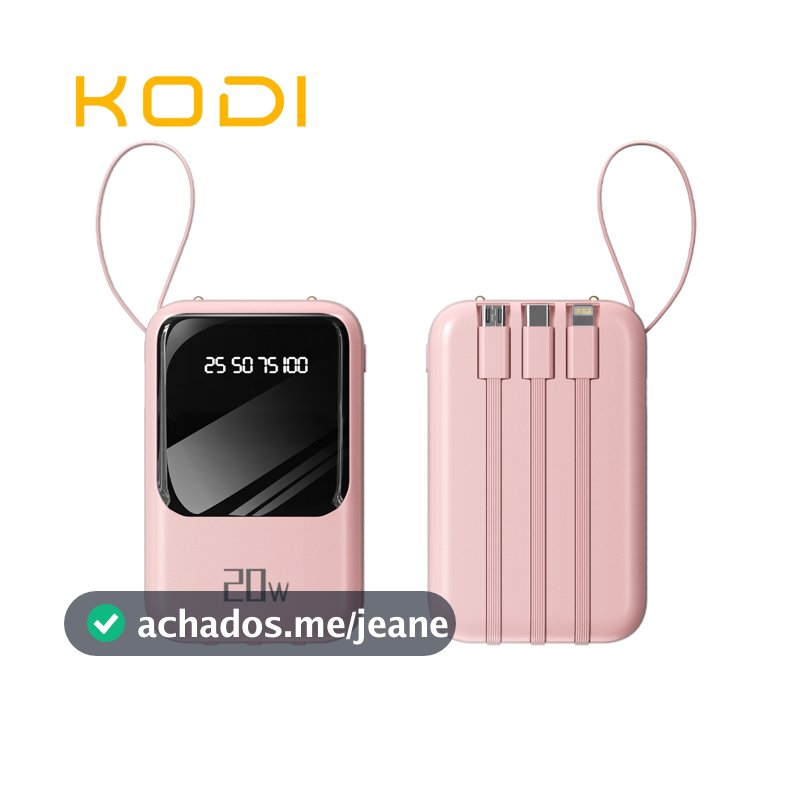 Carregador Portátil Indução para iPhone/Android Magsafe Apple Sem fio Bateria Carga 10000mAh
