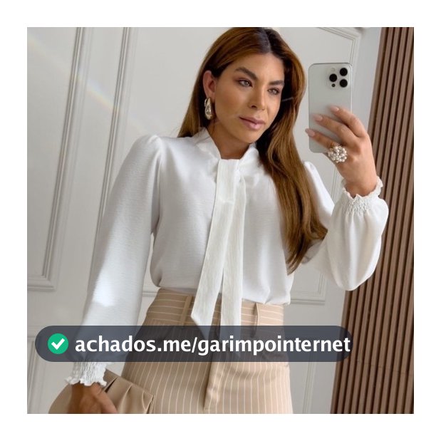 Blusa Manga Longa princesa 👸 Com  Gola de Laço Moda Feminina Evangélica