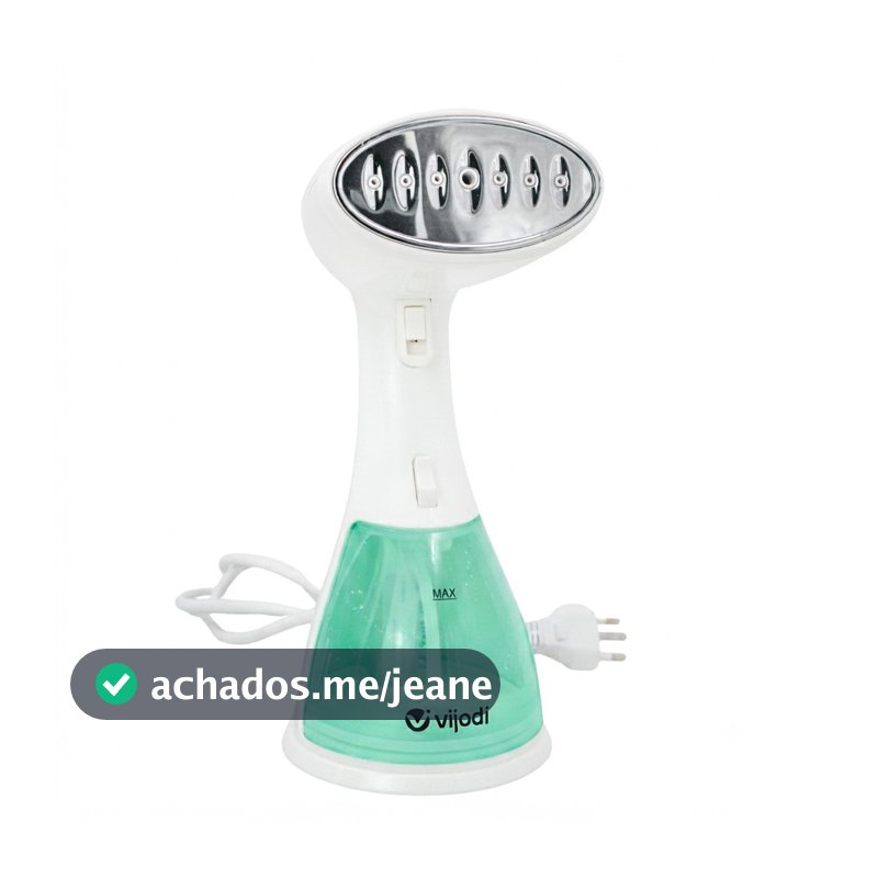 Ferro Passar Roupas a Vapor Vertical 300ml 1350W Verde Volta