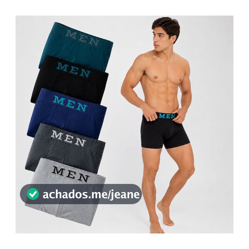 Kit 12 ou 6  Cuecas Boxer Masculina Adulto Cueca Microfibra Sem Costura – Conforto, Qualidade e Estilo para o Dia a Dia
