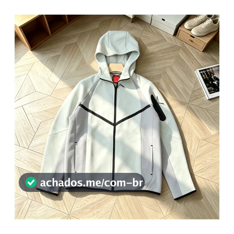 Jaqueta masculina Casual esportiva com capuz e zíper