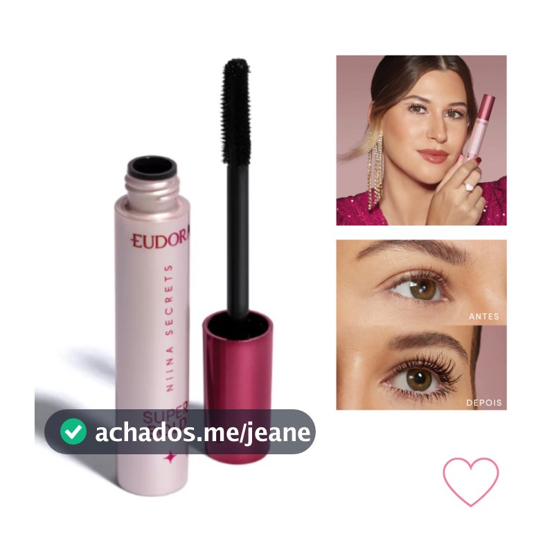 Máscara para Cílios Super Bold Niina Secrets 10g - Eudora