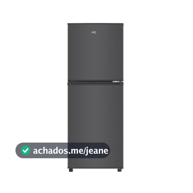 Geladeira Refrigerador Compacto  HQ Defrost 140 Litros Preta HQ-140RDF