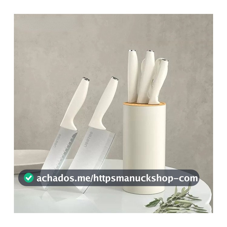 Jogo de Faca de Cozinha 5 peças Conjunto de Faca Aço inoxidável de Profissional Anti-bacteriano