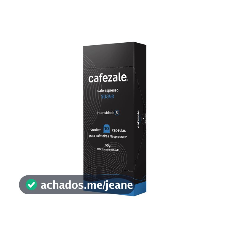 Cápsulas Compatíveis Nespresso Café Cafezale Suave