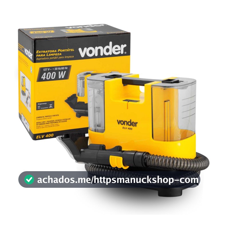 Extratora Higienizadora Portátil Vonder 400W