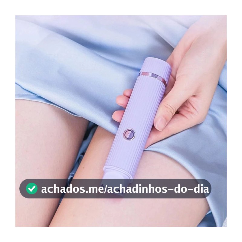 Depilador Elétrico Recarregável com Barbeador Duas Cabeças
