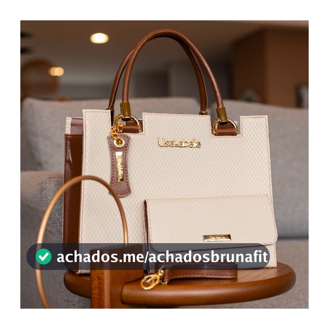 Promoção Kit 3 Bolsa Feminina Grande + Carteira + Alça Transversal 70%OFF Relâmpago