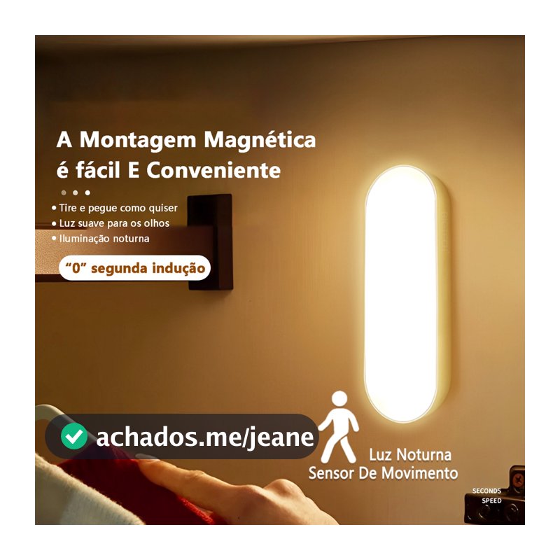 Luz Noturna LED Sensor De Movimento USB Recarregável Lâmpada De Noite Dual Color Luz Quente Fria