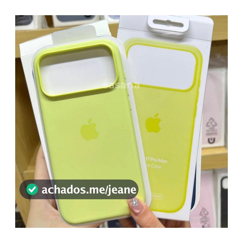 Silicone Líquido MagSafe Amarelo Neon Para iphone 17ProMax/17Pro/17Air/17 Capa De Telefone De Alta Qualidade pop-up Anim