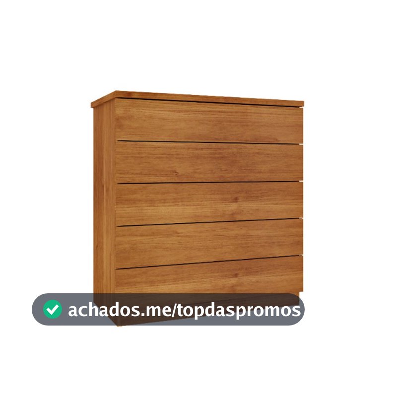 Cômoda Premium Com 5 Gavetas Tcil