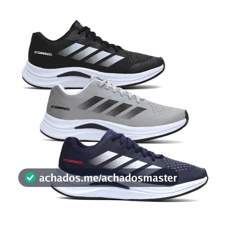 Kit 3 Pares Tênis Masculino Leve Confortável Cross Fit Lazer Corrida Caminhada