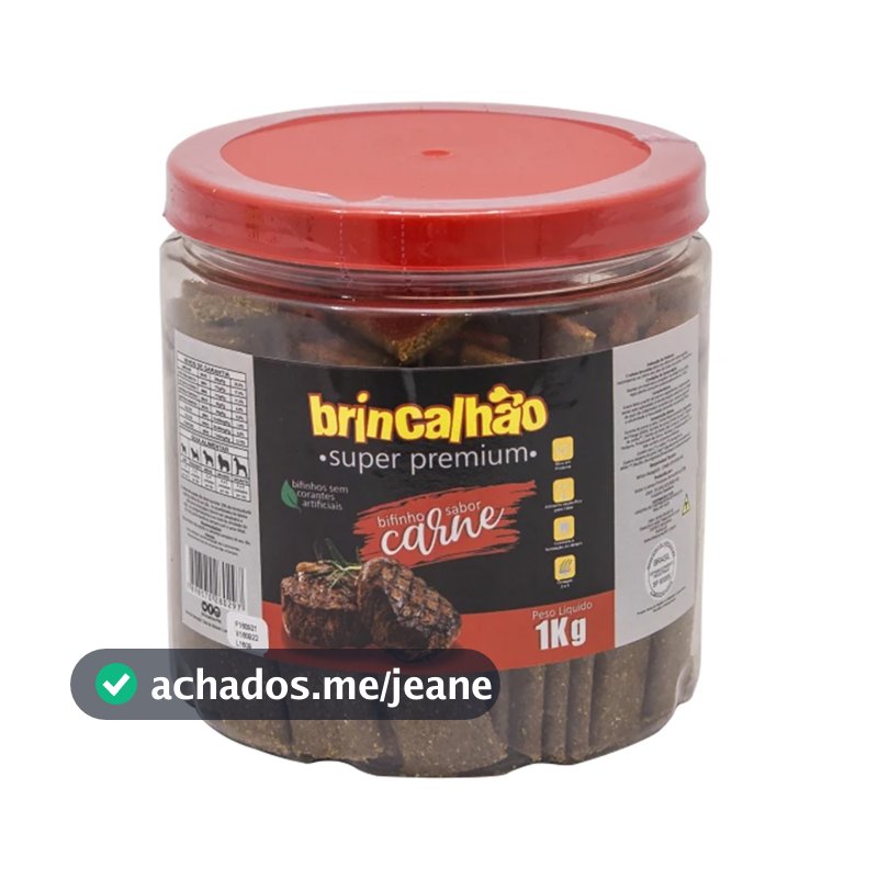 Bifinho Cachorro Super Premium Petiscos Snacks Dental Brincalhão