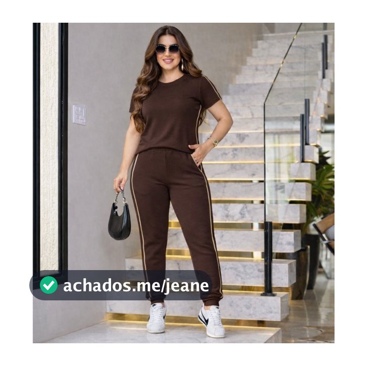 Conjunto Feminino Casual em Moletinho Algodão Premium Blusa e Calça Academia Cores Primavera Verão 2026 Oferta Exclusiva