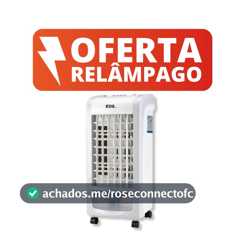 Climatizador de Ar Portátil 4 em 1 EOS Artic Fresh 3,5 litros 110V