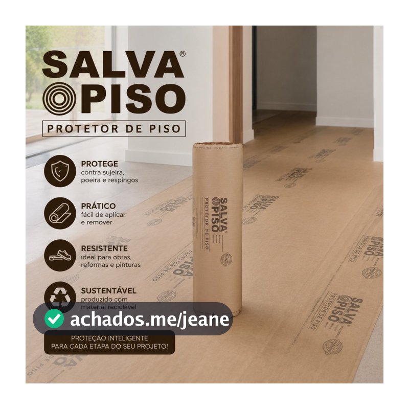 Salva Piso Bobina Proteção Para Sua Obra Construção 1x 25m Kits 1 / 2 / 3