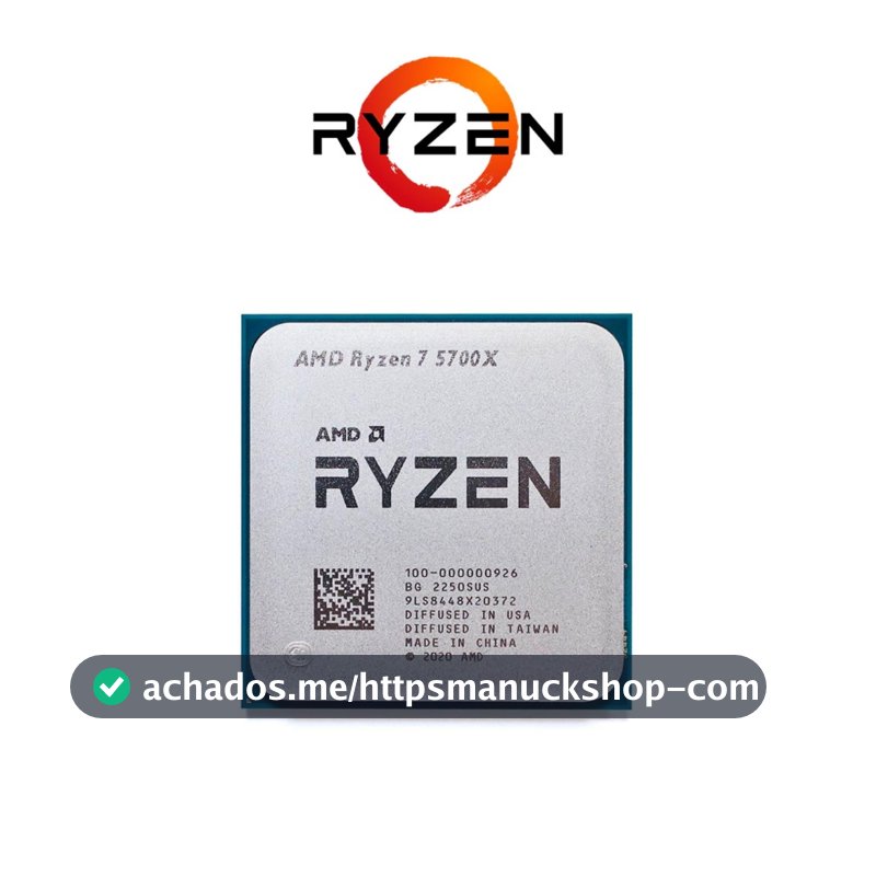 5700x Processador Ryzen 7 5700x 3.4ghz (4.6ghz Max) - Novo S/Box