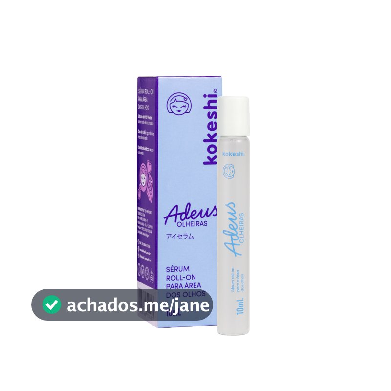 Sérum Roll-On Área dos Olhos Adeus Olheiras 10ml Kokeshi