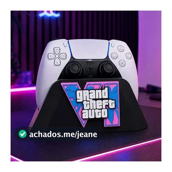 Suporte GTA VI Para Controle PS5 Xbox Series S X Gamer Decorativo