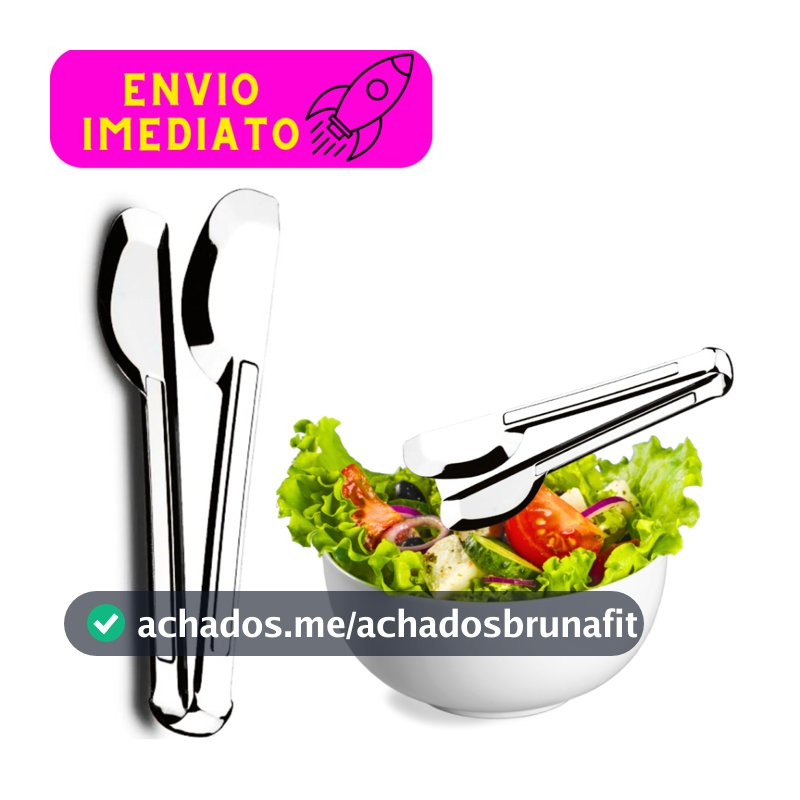 Pegador Universal 29cm Cozinha Profissional Salada, Carne, Frios, Pão Aço Inox para Cozinha