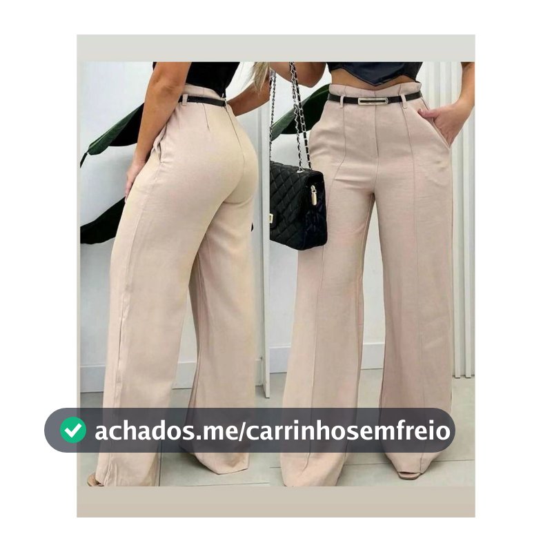 Calça Alfaiataria Marrante Pontalona Moda Feminina COD 966
