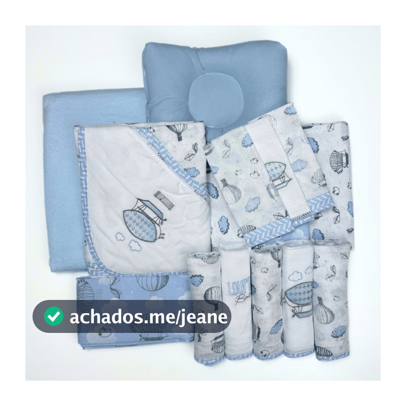 Kit 15 Peças Combo Enxoval Completo Menino Menina Alta Qualidade