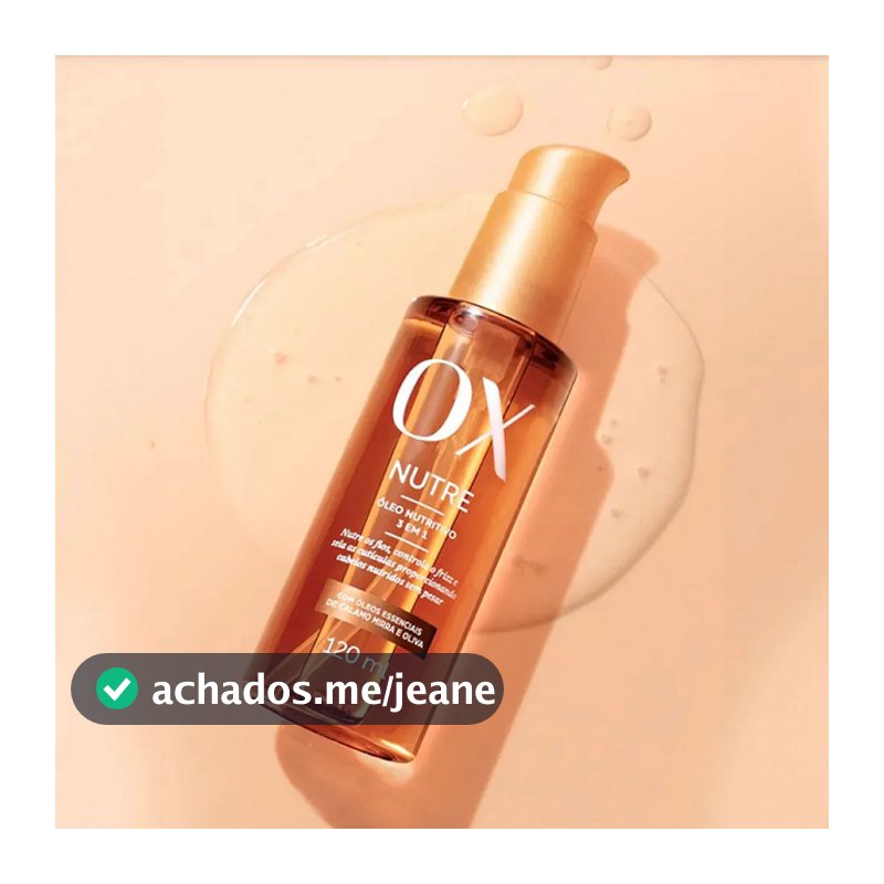 Óleo Nutritivo Ox Nutre 3 em 1 120ml