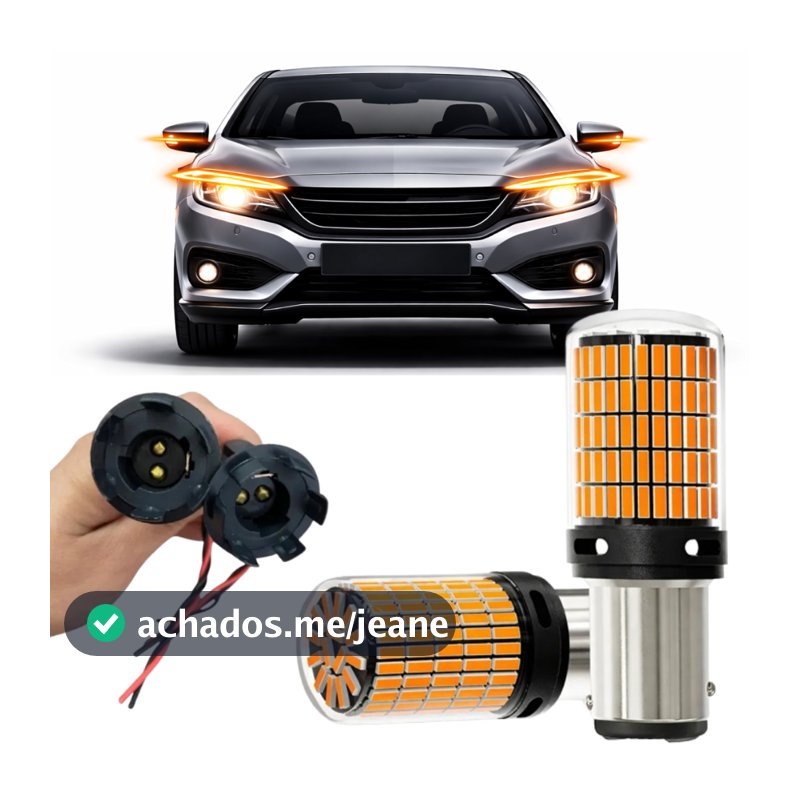 Kit Setas Conjugadas Led 144 Leds CMD Premium com Soquetes Margarida 2 Polos completo para Instalação