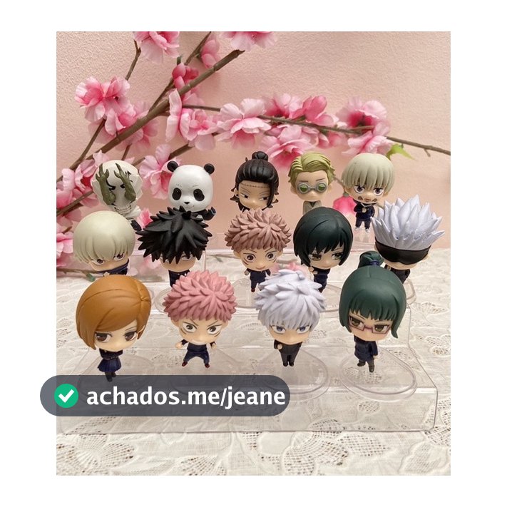 Figura original de Megumi, Nobara e Yuji de Jujutsu Kaisen, importada do Japão, NJLP LIMZ.