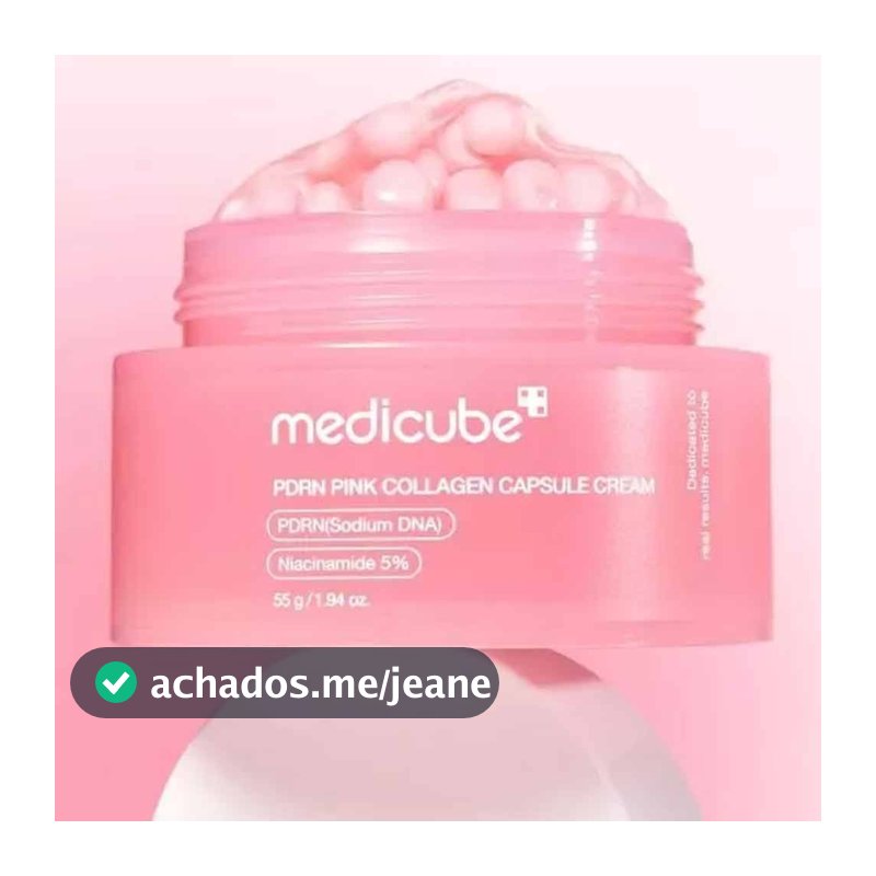 Me-Creme Cápsula De Colágeno Rosa PDRN-55g Facial Coreano