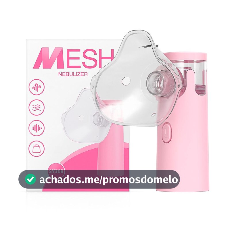 Máquina Nebulizadora Portátil Inalador Nebulizador Adulto Infantil Silencioso