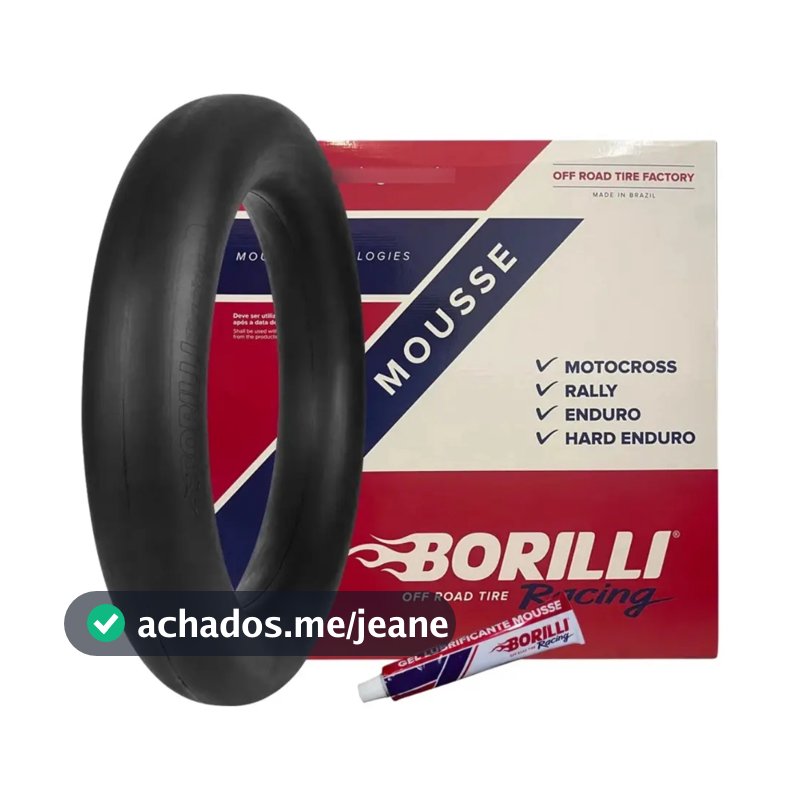 Mousse BORILLI Moto Trilha Hard Enduro 120 100 18/90 100 21/110 100 18/140 80 18/90 90 21/80 100 21
