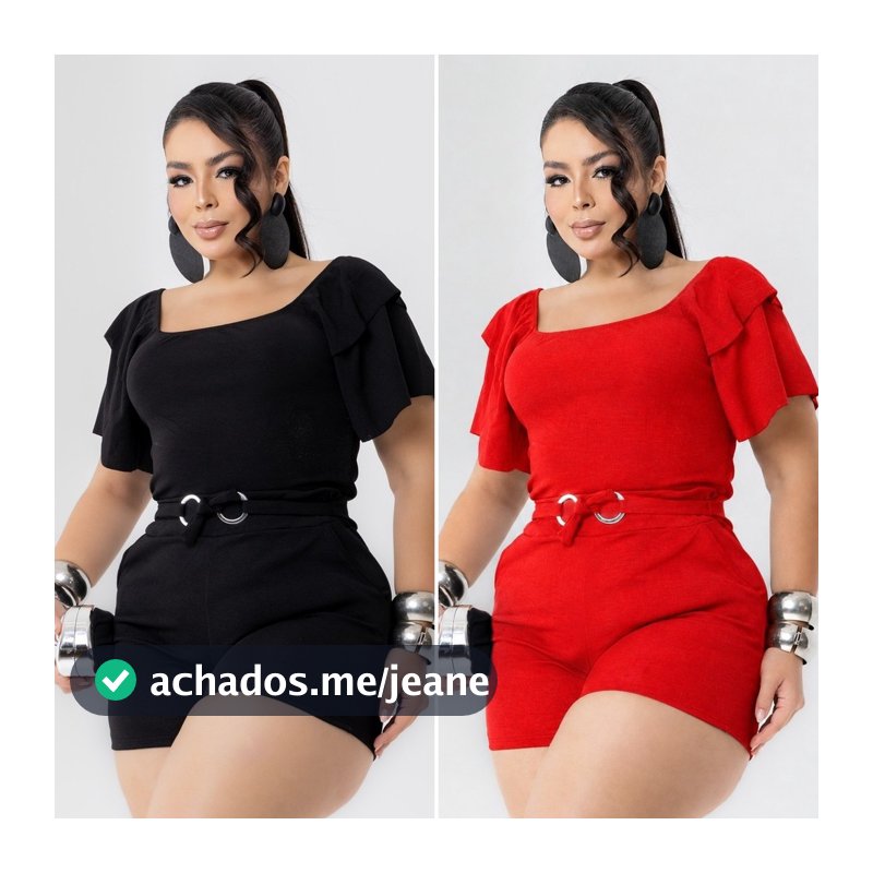 Conjunto Plus Size Feminino Scuba Liverpool Confortável Tamanhos G (40 ao 42) GG (44 ao 46) G1 (48 ao 50) G2 (50 ao 52)