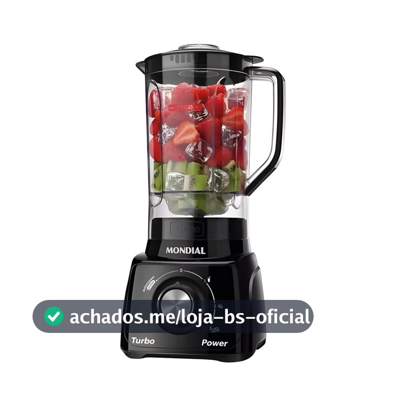 Liquidificador Mondial L‑99 Turbo 550 W 3 Velocidades