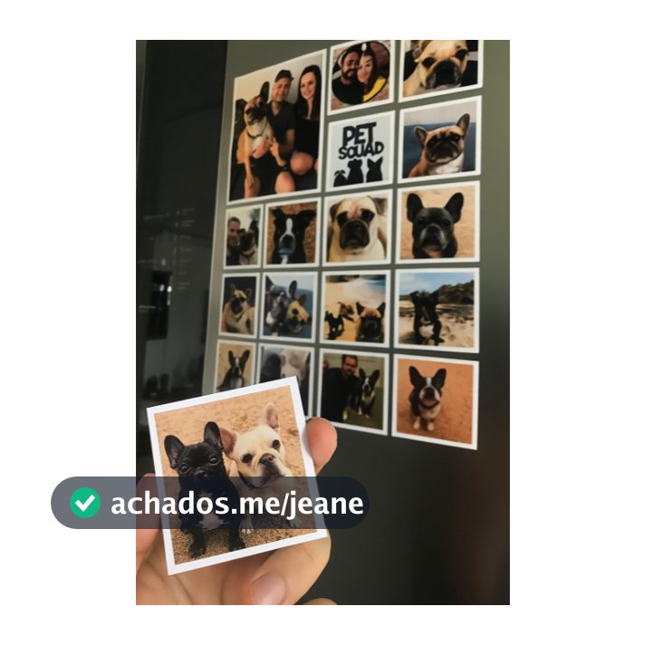 Foto Ímã de Geladeira Personalizado | 5x5cm - Não desbota | foto imã de geladeira