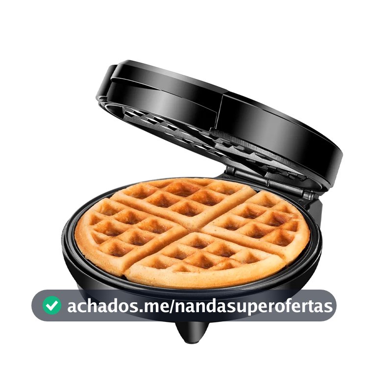 Máquina De Waffle Mondial Antiaderente Pratic GW-01 1200W