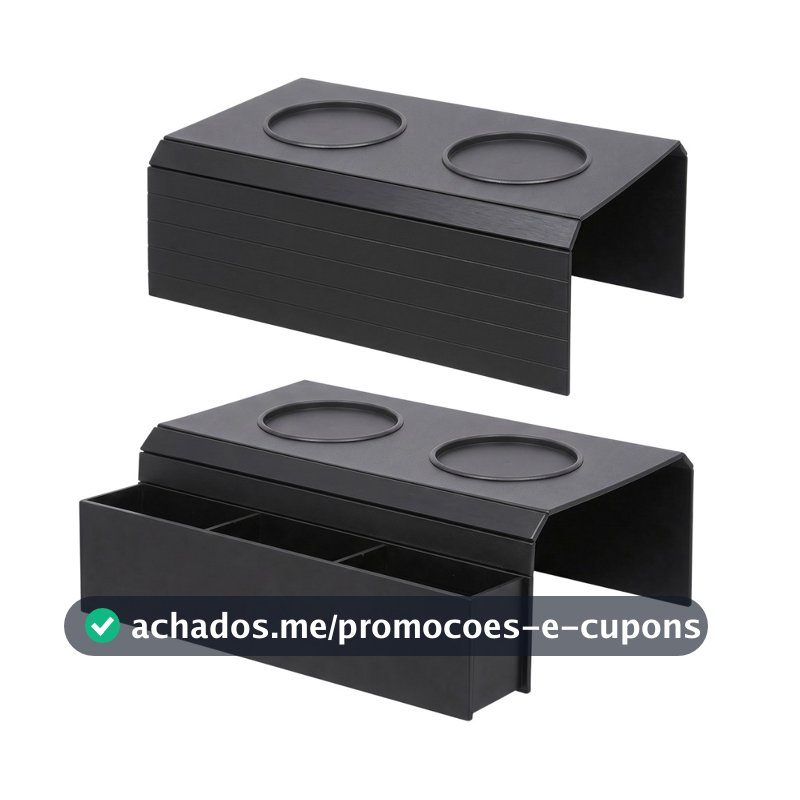 Esteira Suporte Porta Controle e Copos Para Sofá