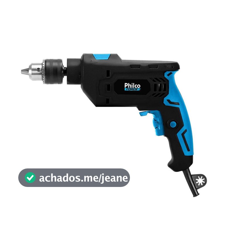 Furadeira Philco Force 3000 RPM Mandril 13mm 850W PFU04