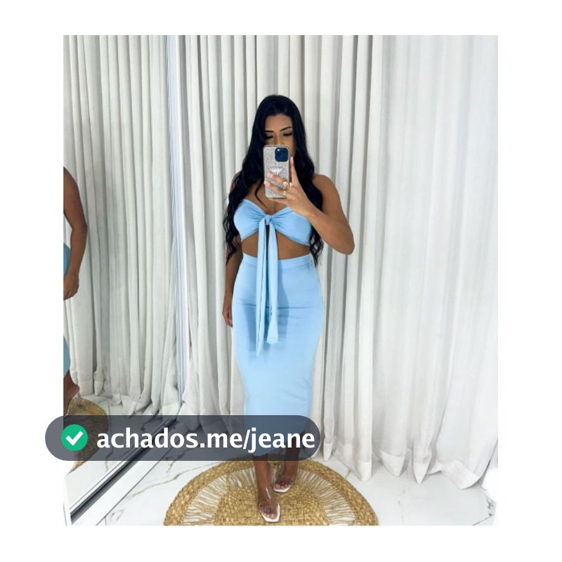 Conjunto feminino longo luxo com amarração no peito moda gringa (ISIS)