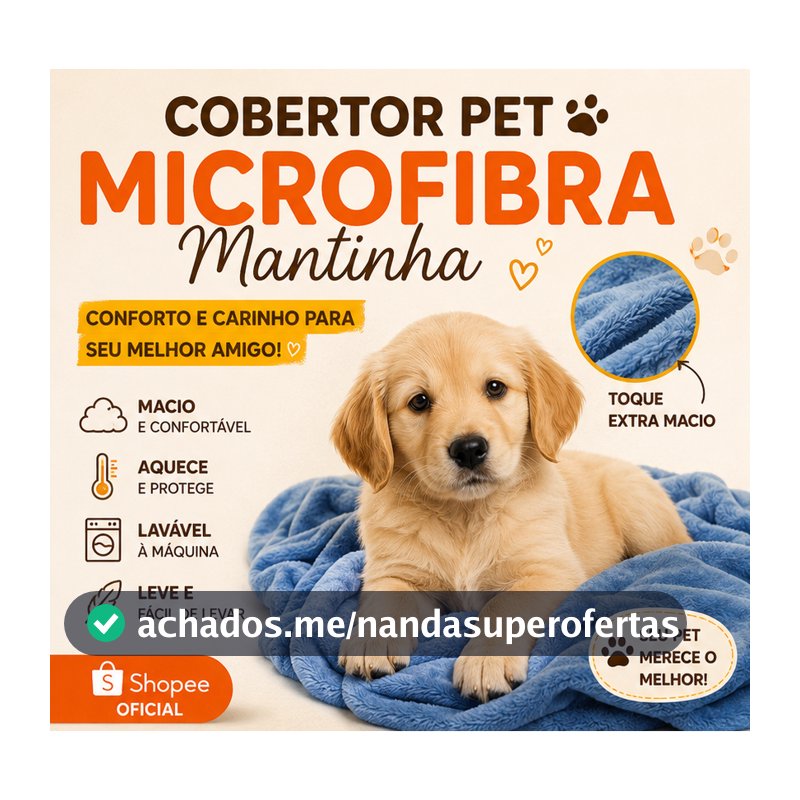 Kit Manta Cobertor PET Microfibra Antialérgico Mantinha Cobertor Soft coberta quentinha toque macio cores Variadas