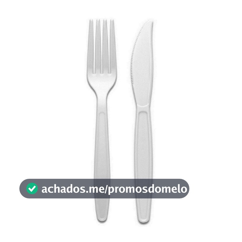 100 talheres refeição: 50 garfos + 50 facas