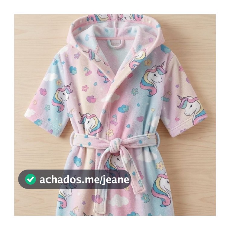 Roupão Atoalhado Estampado Infantil, Juvenil- Piscina, Banho, Praia- Aconchego