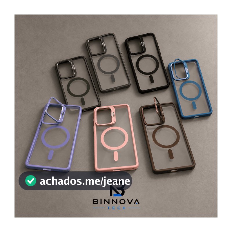 Capa para S23 / S24 / S25 S26 S26 FEcom MagSafe + Proteção de Lente da Câmera