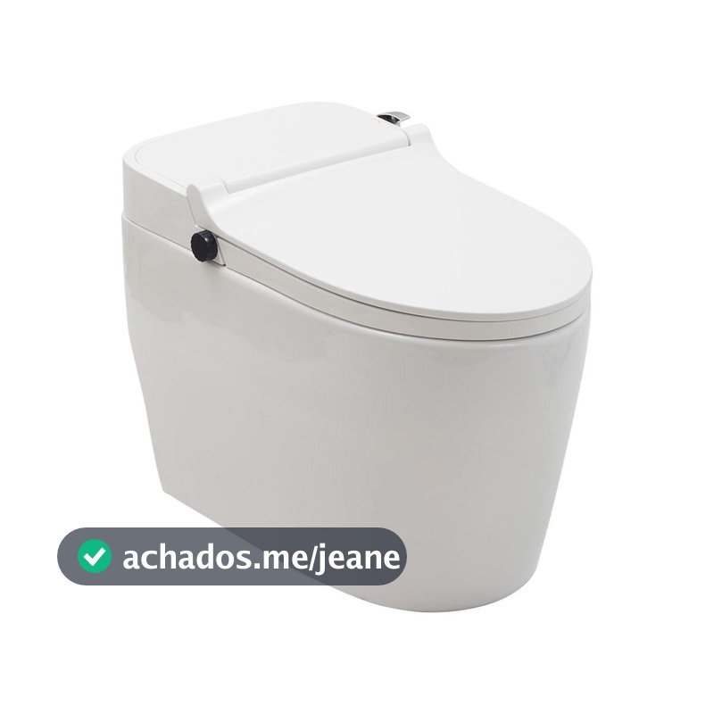 Vaso Sanitário Monobloco Caixa Acoplada Privada Bidê Celestita Pingoo - Branco