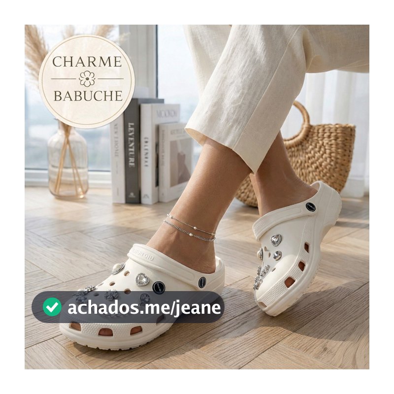 Babuche Feminino EVA com Apliques (Envio Aleatório), Leve, Confortável e Antiderrapante